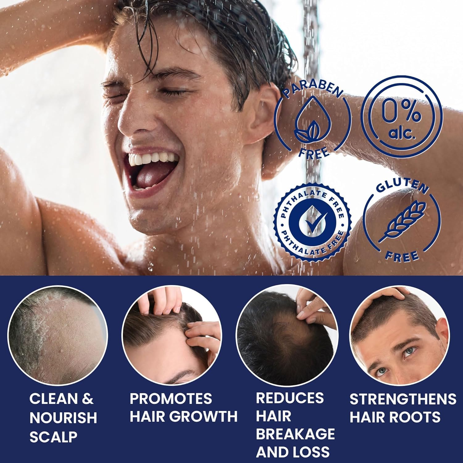 uttse shampoo back label close-up listing ingredients and usage directions for clarity