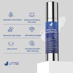 Uttse cream on hand demonstrating quick-absorbing hydration benefit