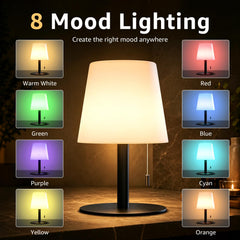 uuffoo warm white lamp on bathroom vanity creating relaxing light