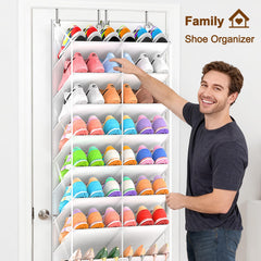 UVIAHOMI pockets holding sneakers and heels for space saving