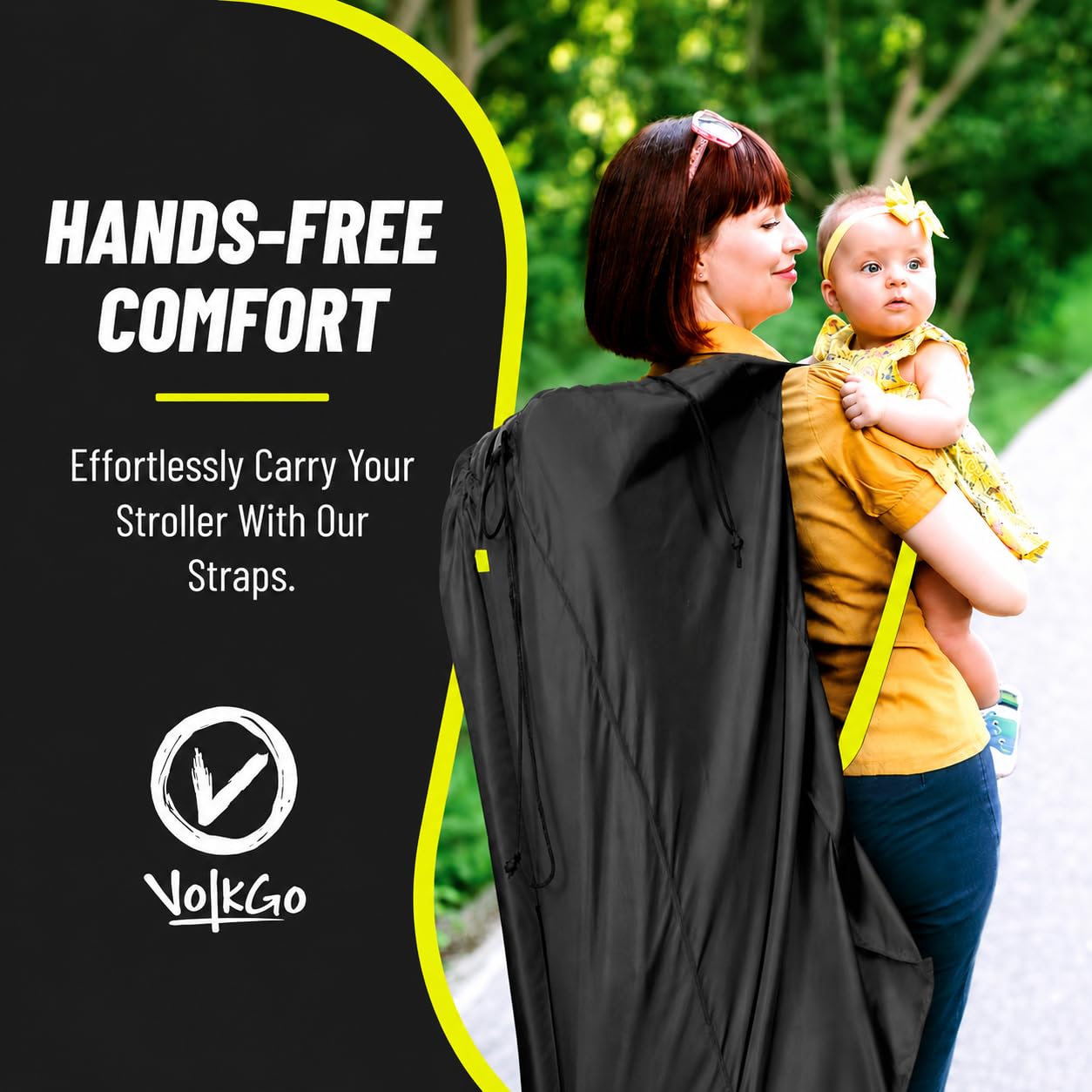 V VOLKGO zipper and drawstring detail ensuring secure closure