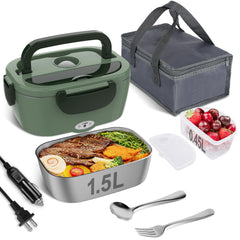 Vabaso front view with lid closed showing compact design and portability benefit