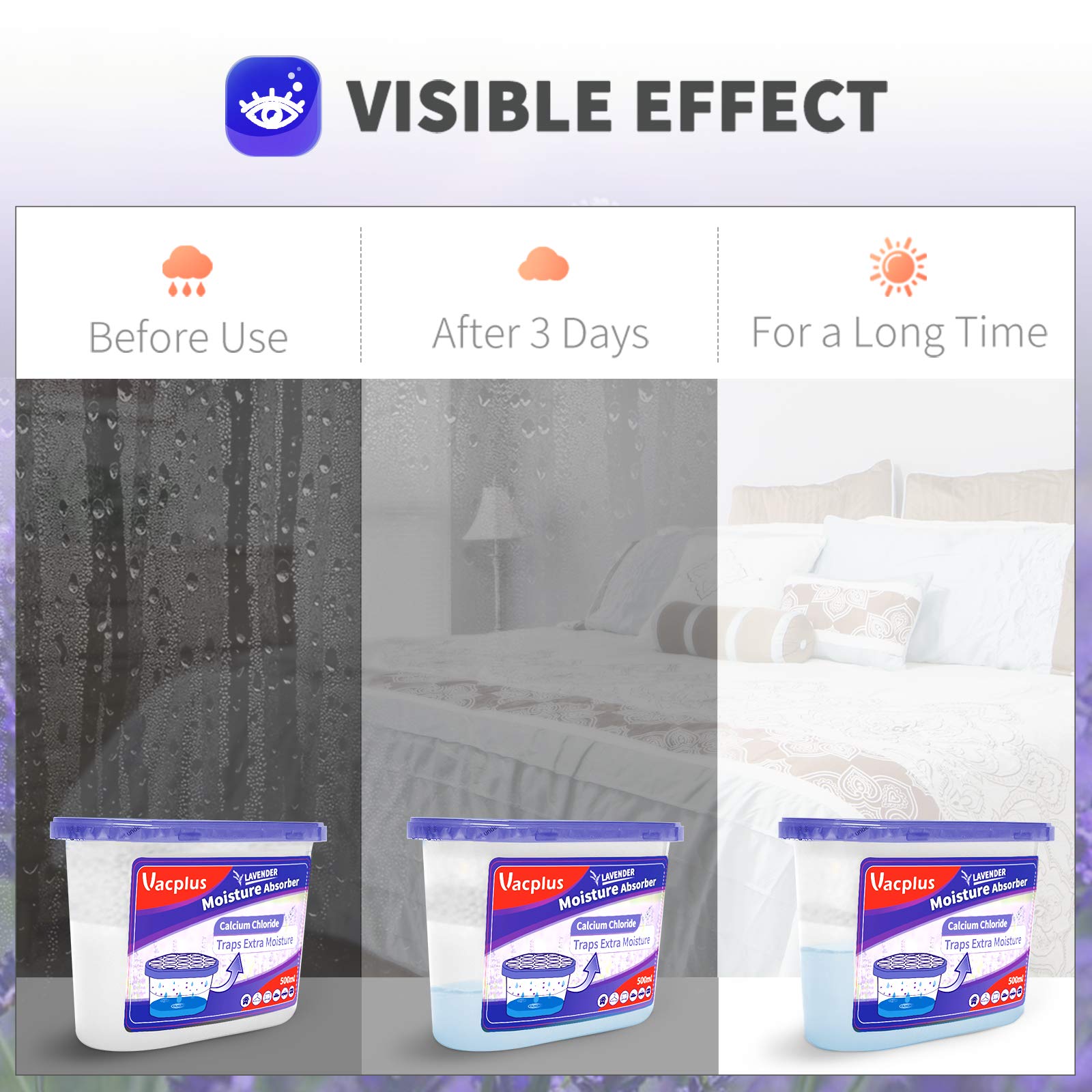 Vacplus on closet shelf for scale and fabric protection benefits