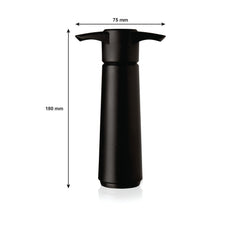 Vacu Vin pump in use on bottle demonstrating quick vacuum sealing benefit