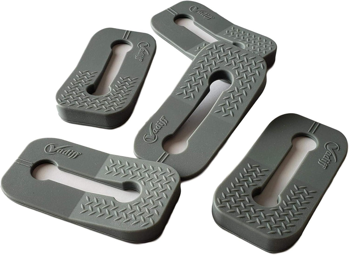 Vadiff front packaging showing 5-pack stove knob locks for quick kitchen safety