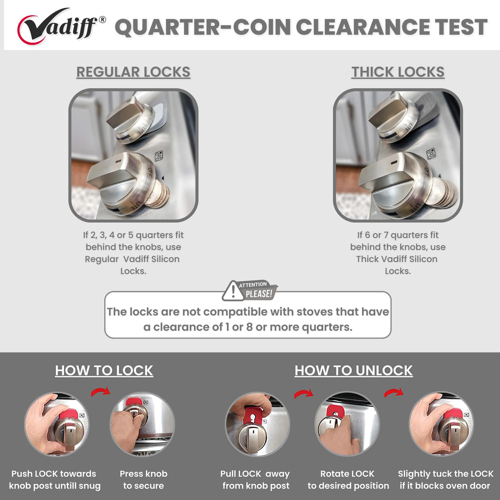 Vadiff demonstrating knob removal and tool-free installation for fast setup