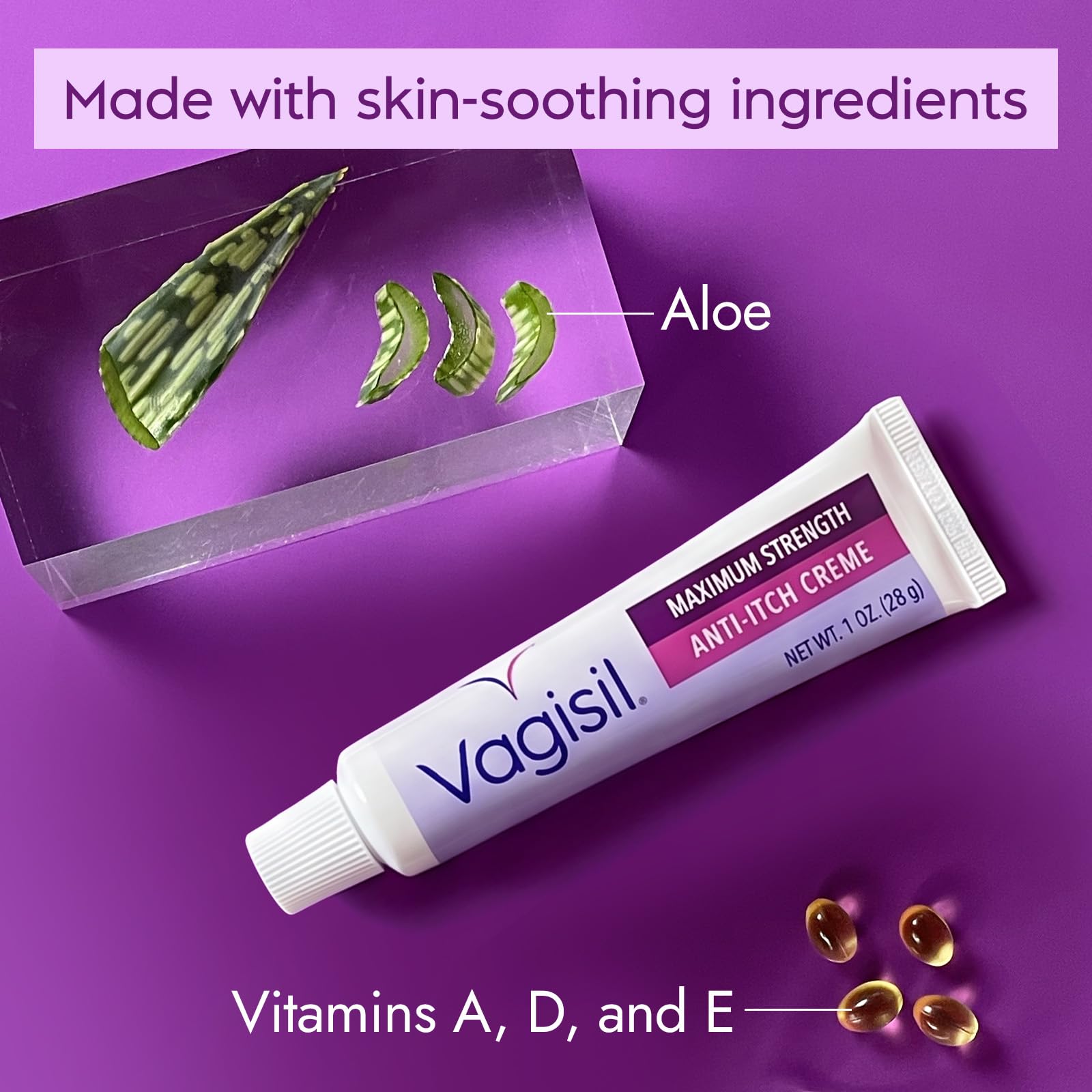 Vagisil in gym bag for on‑the‑go relief and discreet portability