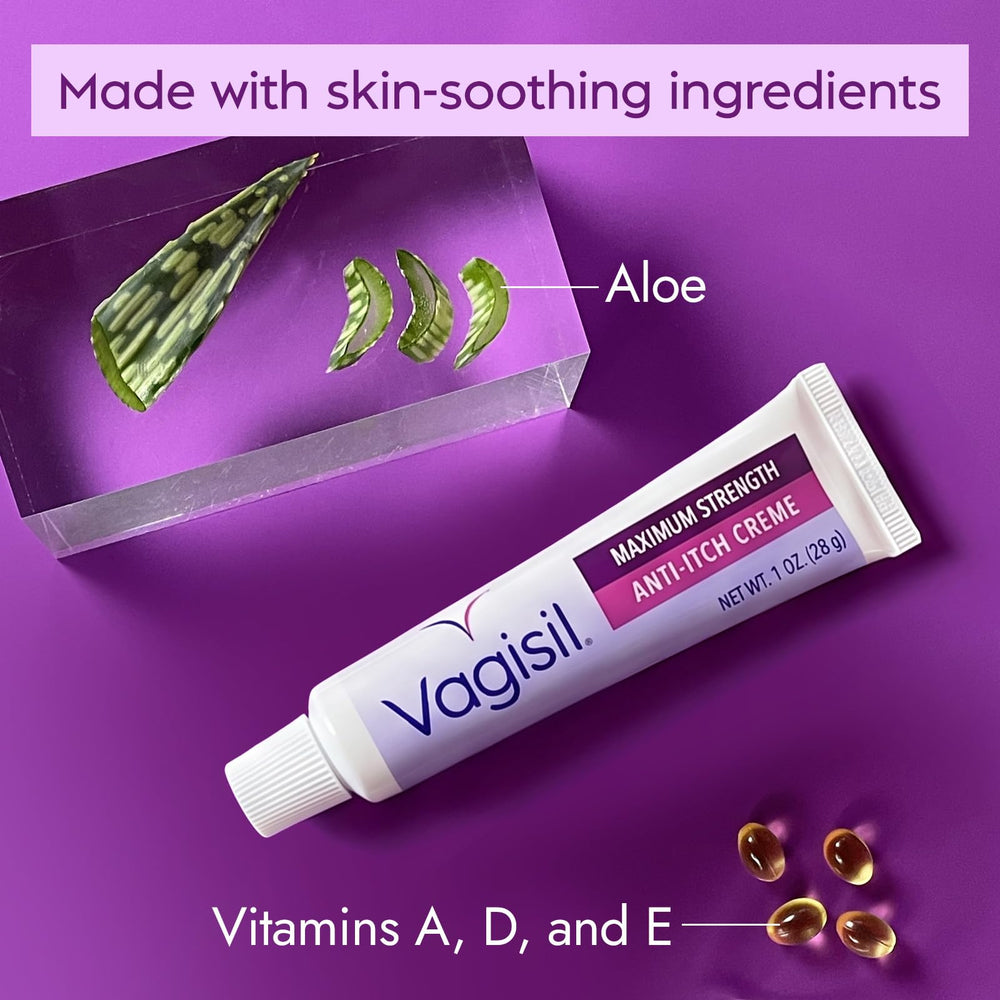 Vagisil in gym bag for on‑the‑go relief and discreet portability