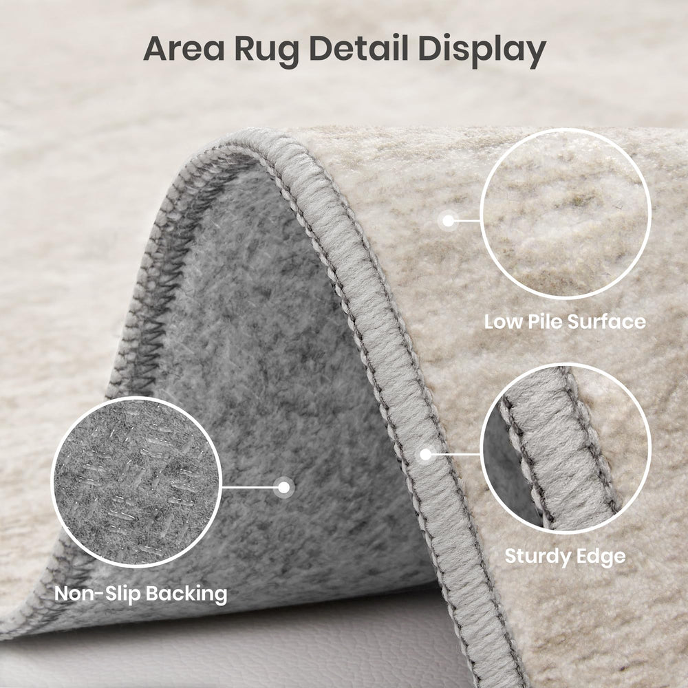 Valenrug TPR anti-slip backing visible benefit: secure grip on hard floors