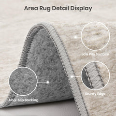 Valenrug TPR anti-slip backing visible benefit: secure grip on hard floors