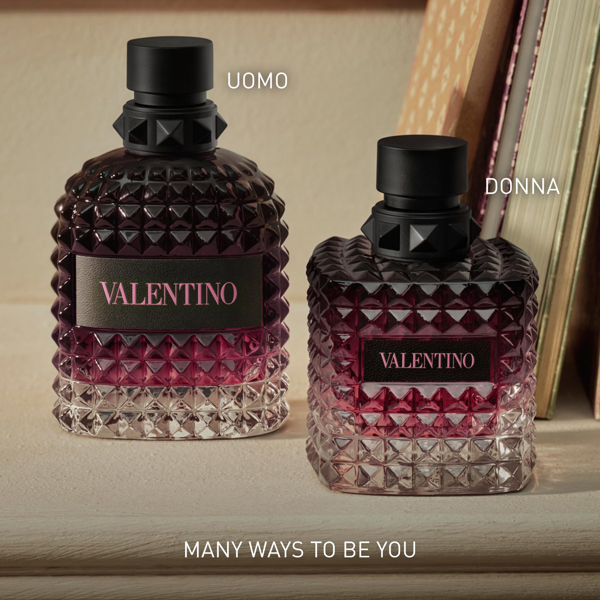 Valentino lifestyle evening scene suggesting confidence and nightwear benefit