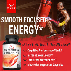 VALI label close-up highlighting ingredient transparency and suggested dosing information