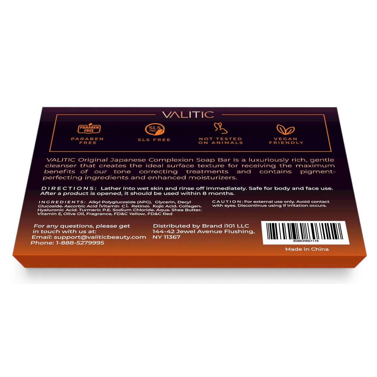 VALITIC soap lather in hand demonstrating gentle cleansing benefit