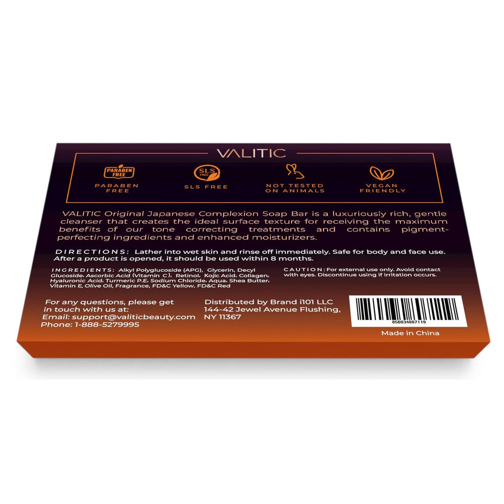 VALITIC soap lather in hand demonstrating gentle cleansing benefit