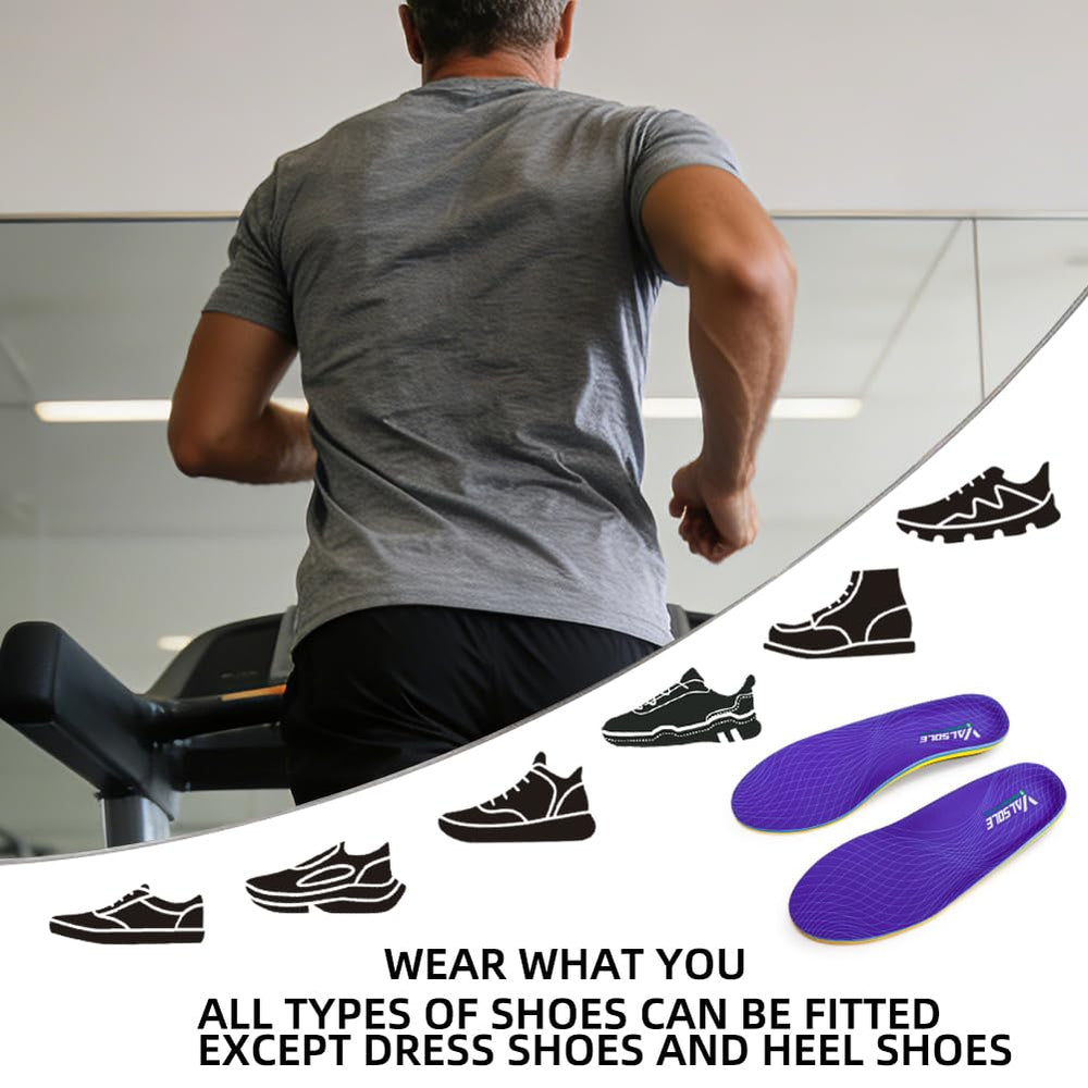 VALSOLE trim template and cutting guide showing customizable fit for shoes