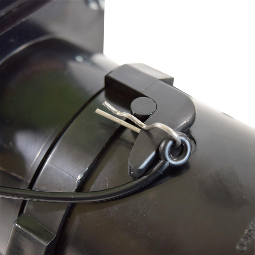 Valterra in-use during dump demonstrating controlled, splash-free draining benefit