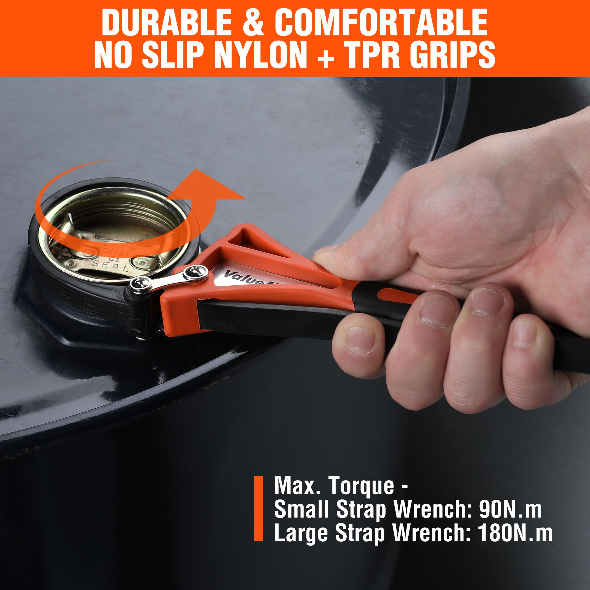 ValueMax handle detail with TPR grip for comfortable secure leverage