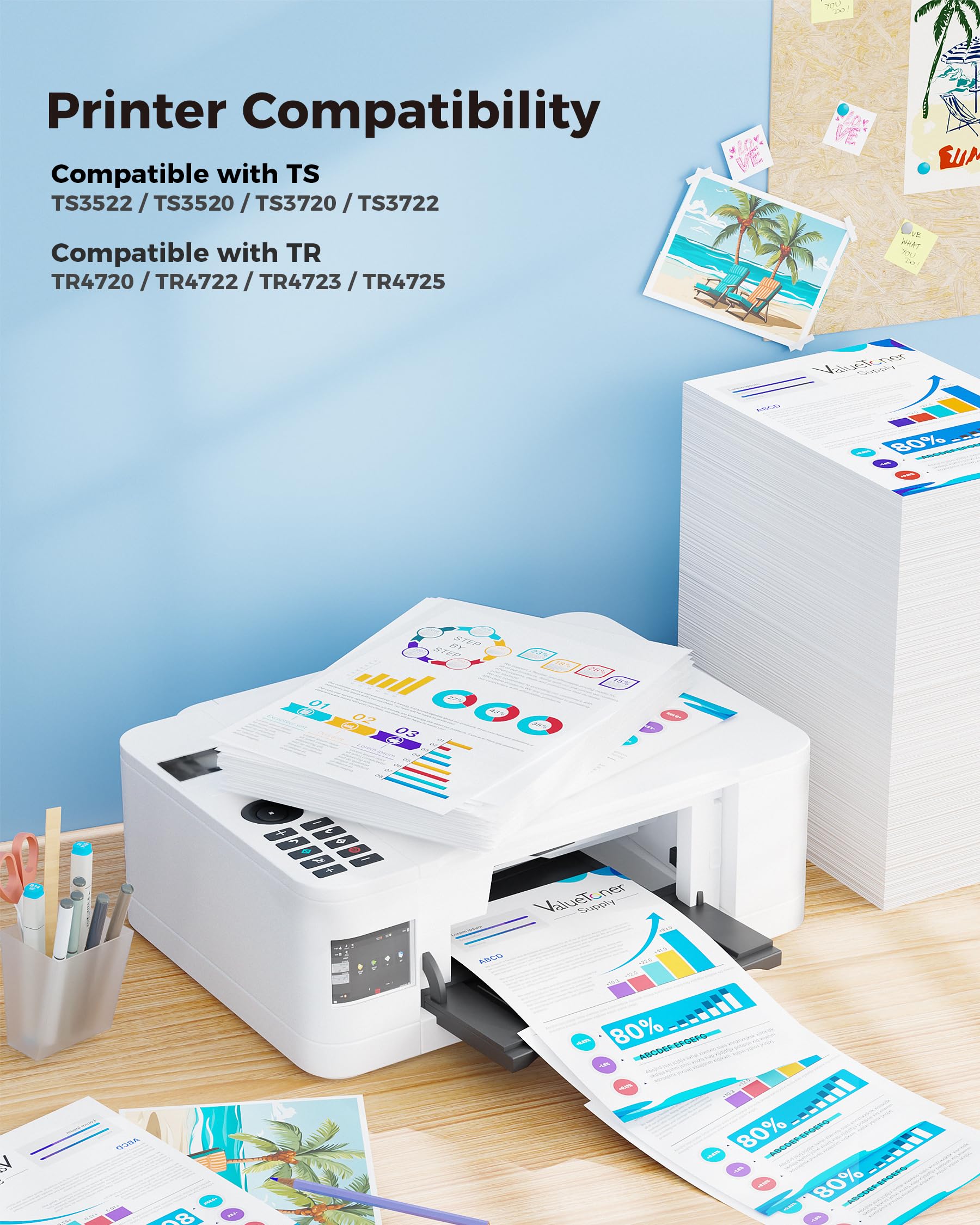 Valuetoner Supply PG-275XL close-up of upgraded intelligent chip for reliable recognition