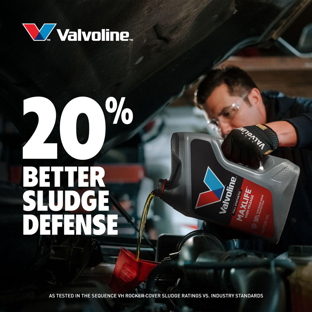 Macro of additive graphic showing Valvoline seal conditioners to reduce leaks