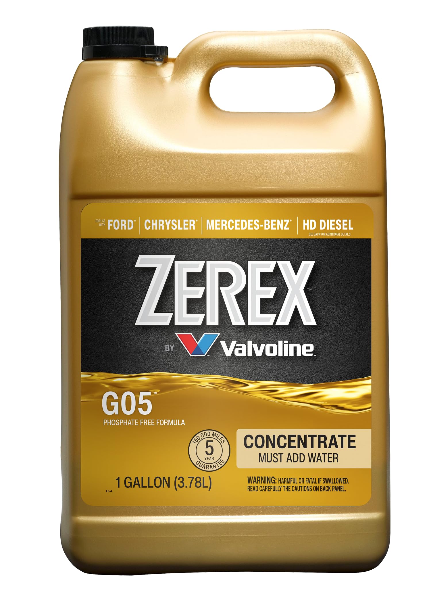 Valvoline Zerex G05 front view showing brand and gallon label for confident purchase