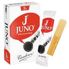 Vandoren JUNO front packaging showing box of 10 reeds for easy selection