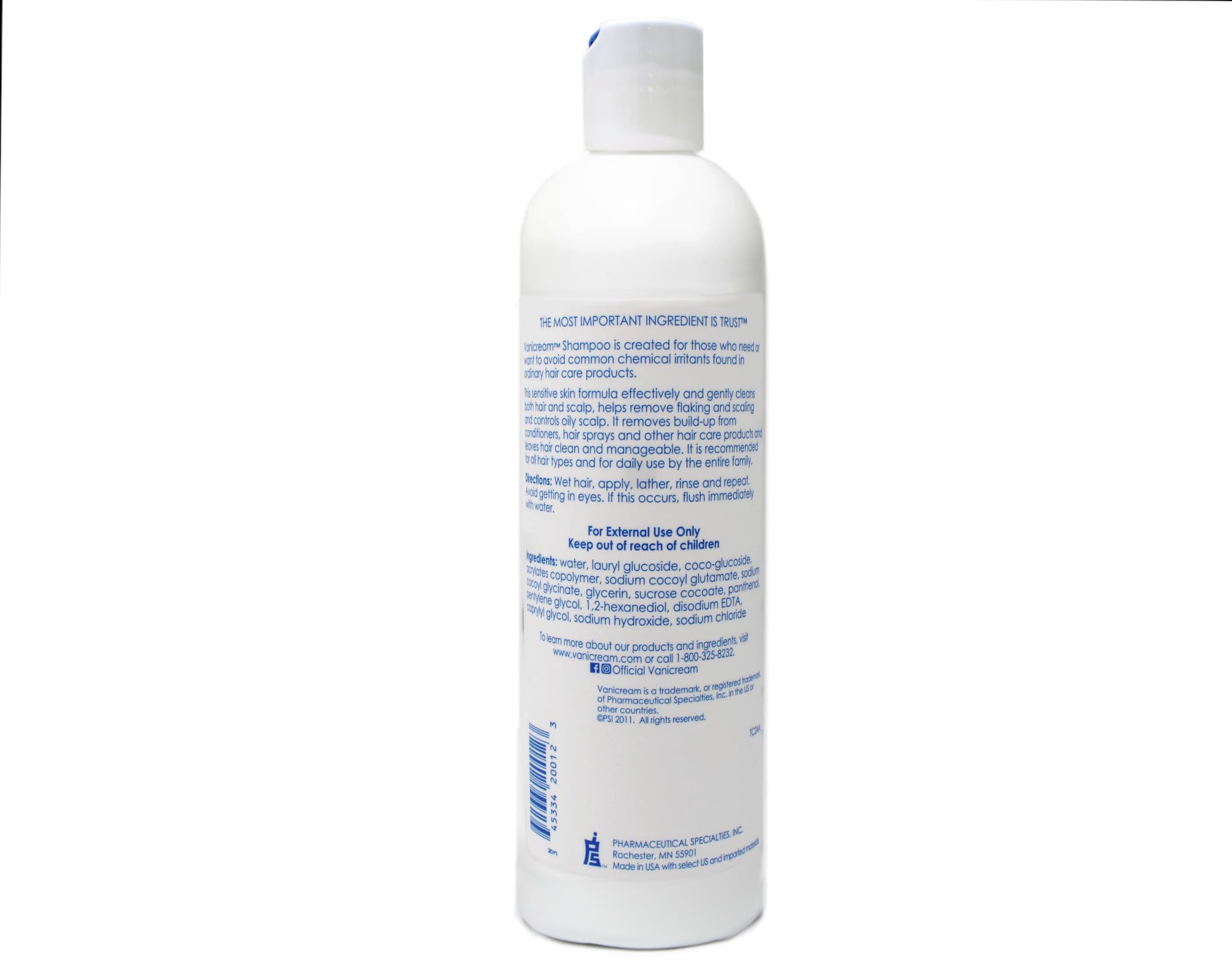 Vanicream in bathroom lifestyle scene showing easy daily use and mild cleansing