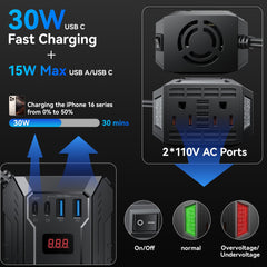 vansoet USB hub detail with PD port for fast charging phones and laptops