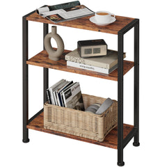 Vantimo front view showing rustic brown finish and slim profile, maximizes tight spaces