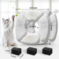 VANVE pre-filter sponge texture close-up catching hair and debris efficiently