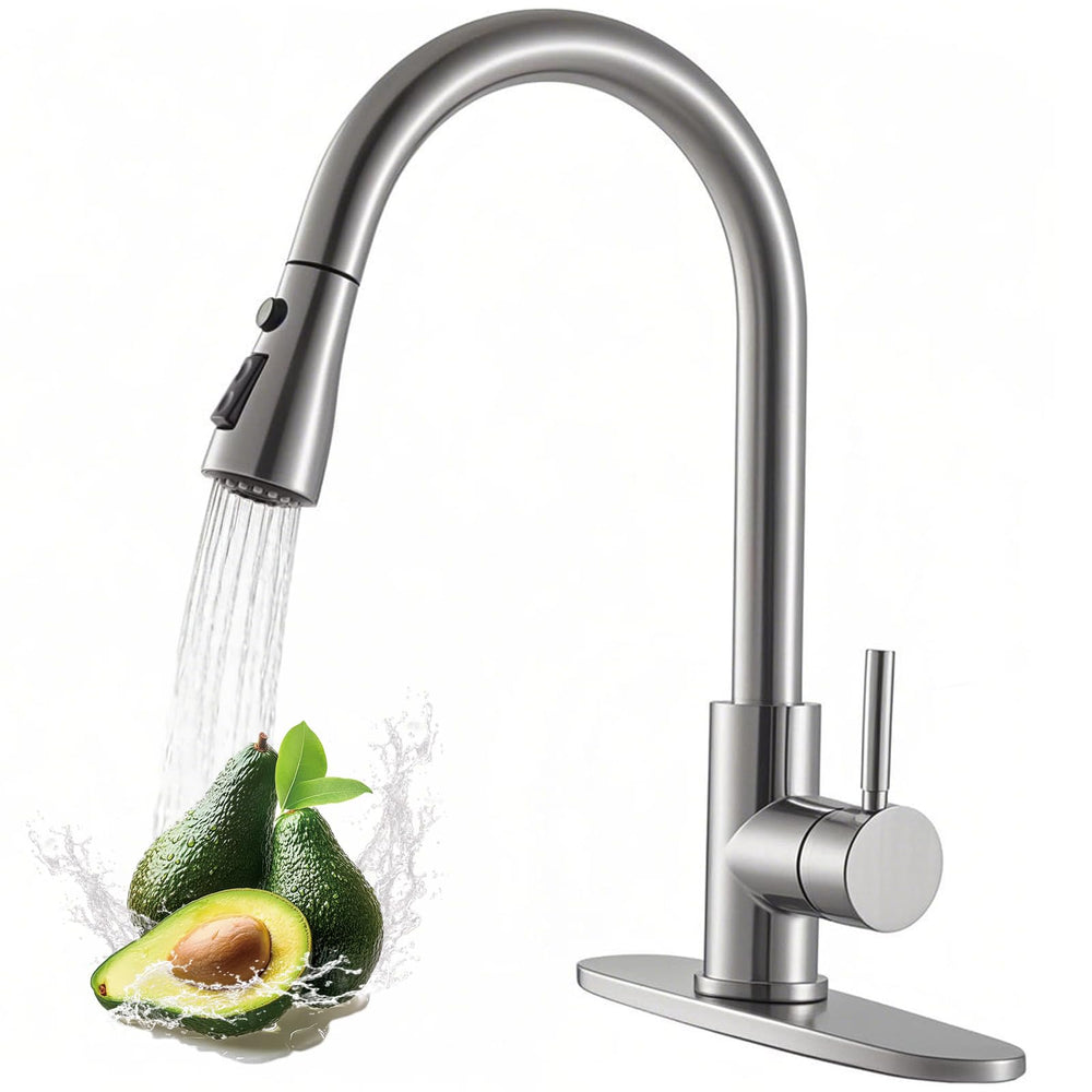 VAPSINT front view showing stainless steel finish and modern tulip design benefit: visual appeal