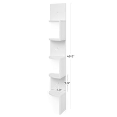 VASAGLE close-up of shelf surface and edge for durable, neat finish benefit