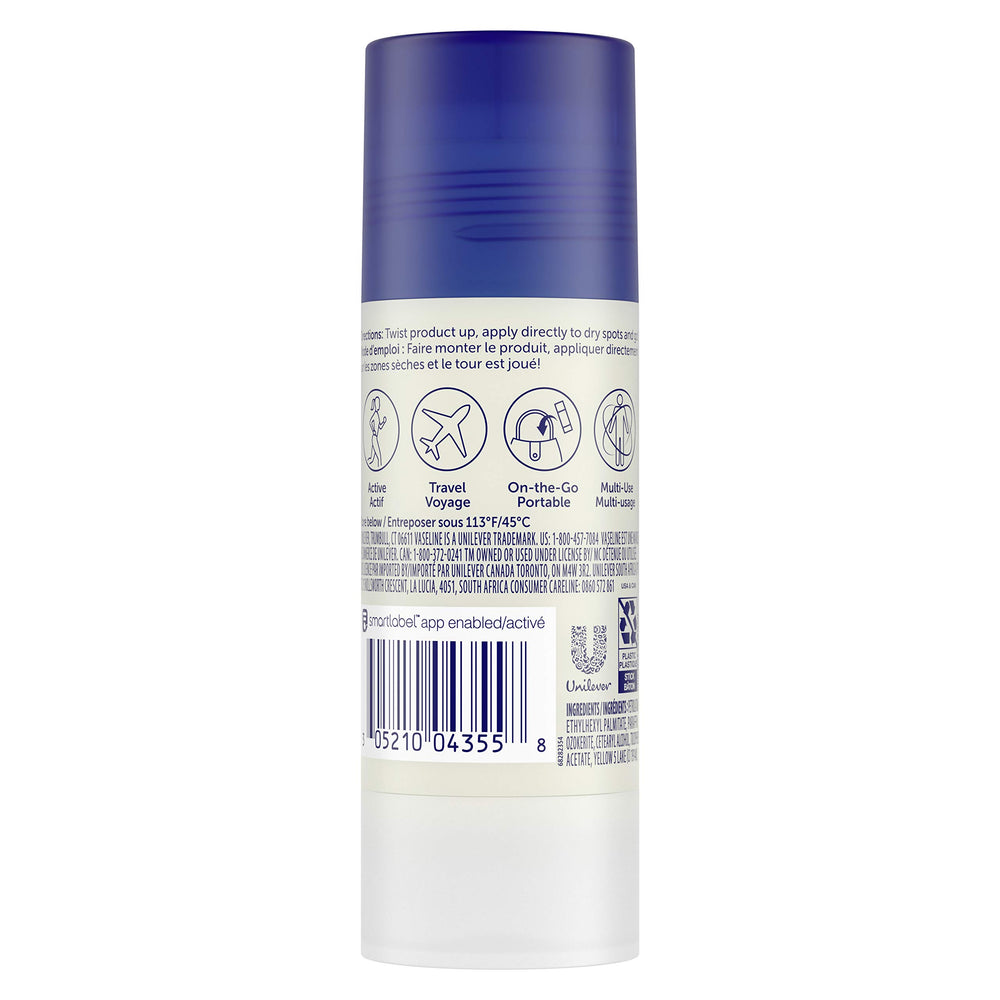 Vaseline balm stick twist-up mechanism visible for easy mess-free application