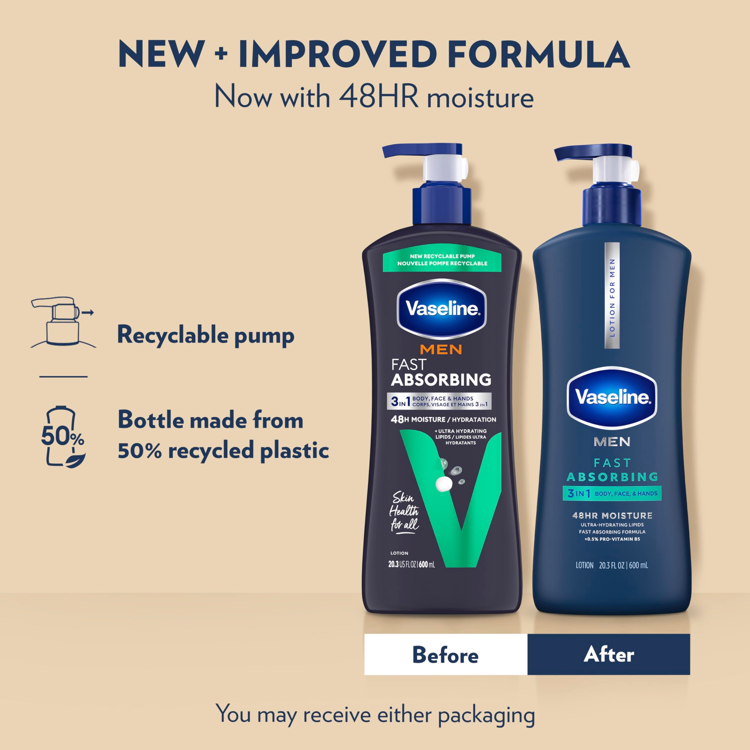 Vaseline lotion texture swirl showing lightweight feel and fast absorption