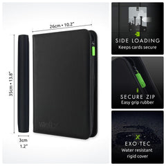 Vault X close-up of Exo-Tec textured cover highlighting rigid, water-resistant finish