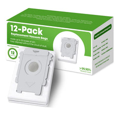 VBN front packaging showing 12-pack for Roomba with clear compatibility benefits
