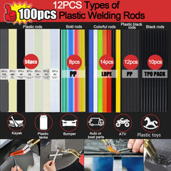 VCTSELITY assorted hot staples laid out to show variety and reinforcement options