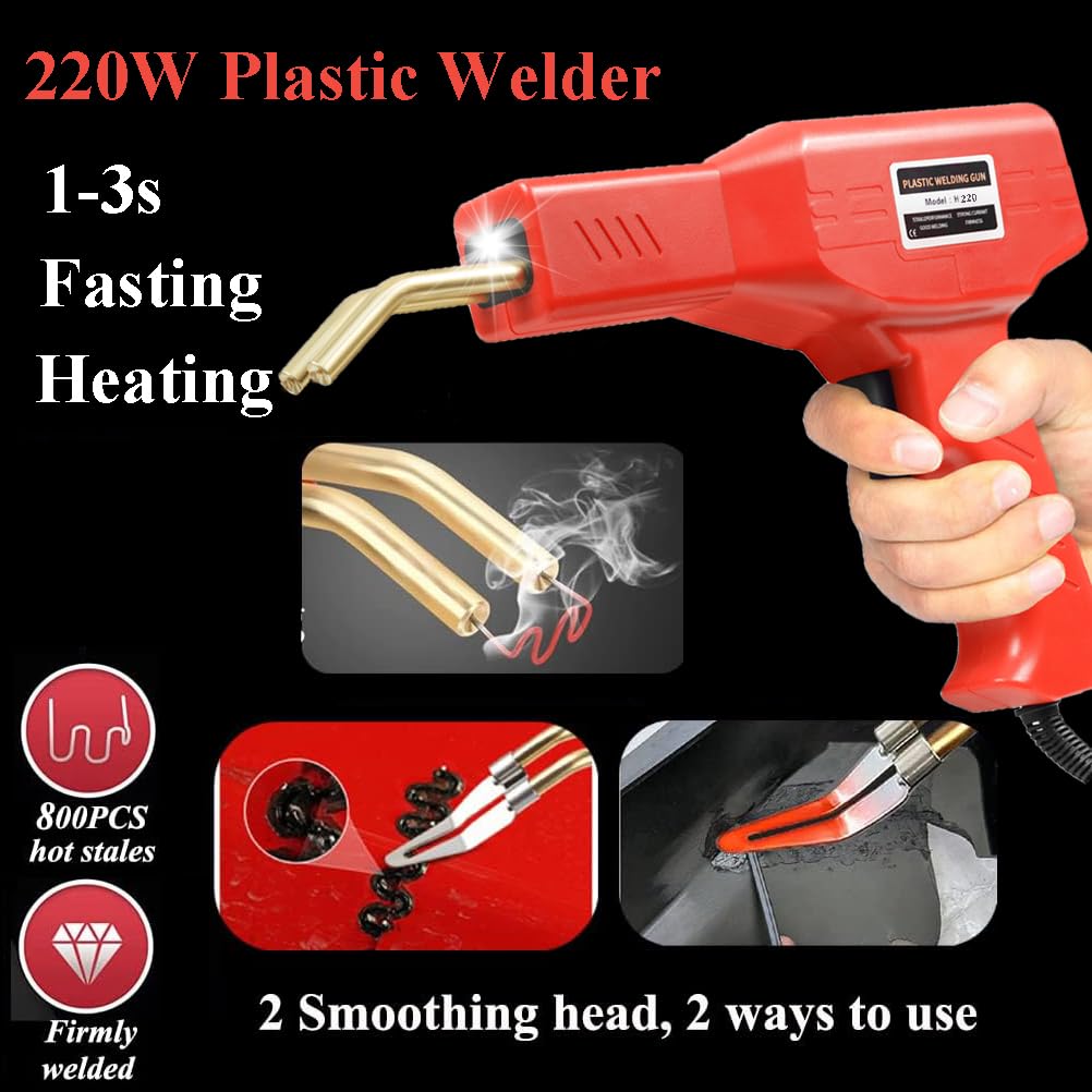 VCTSELITY welder repairing a car bumper demonstrating practical automotive use
