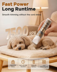 Veeconn nail grinder head attachment showing gentle nail smoothing without stress