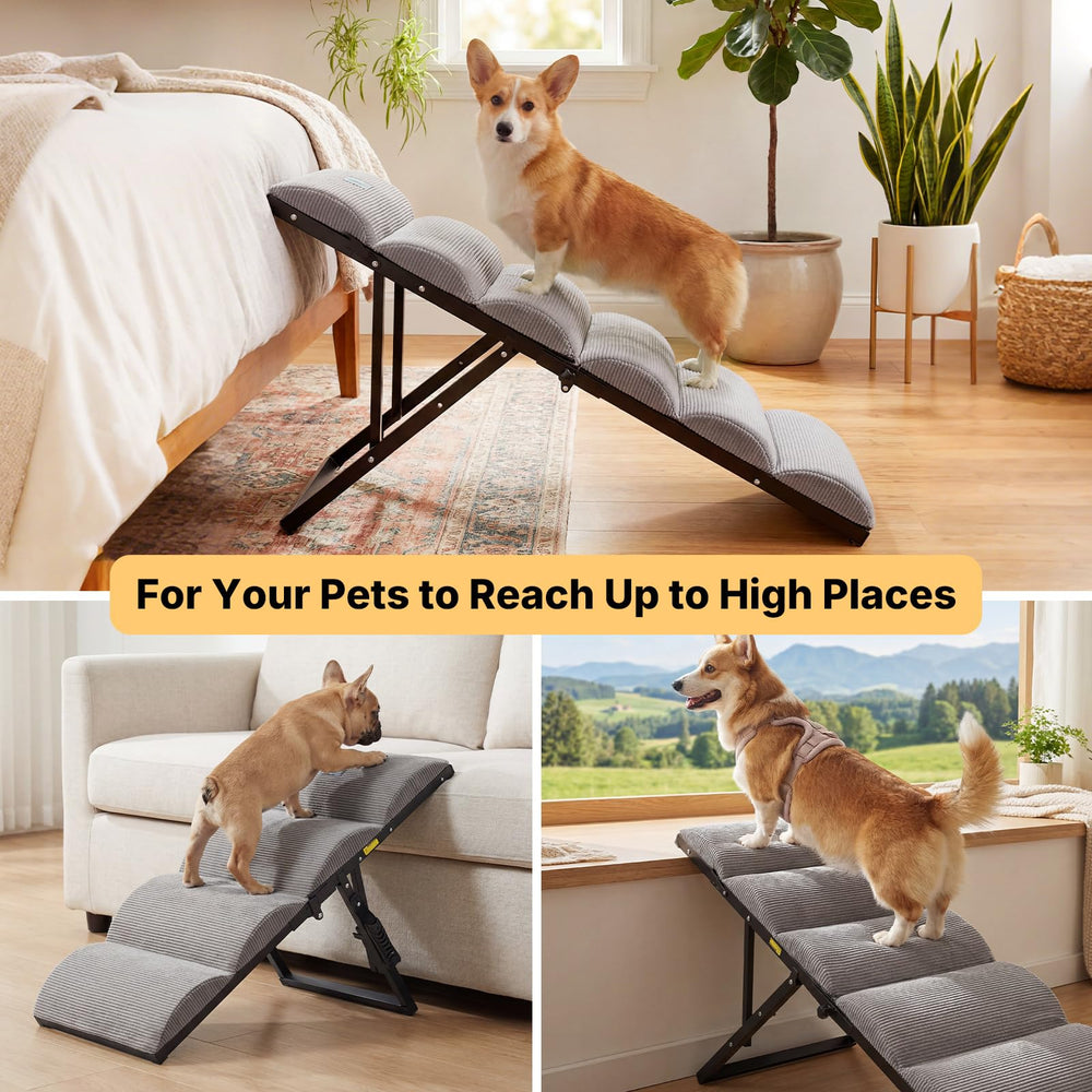 Veehoo ramp folded flat for compact storage and easy portability benefit