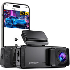 Veement V300 front view showing camera body and lens for clear road capture