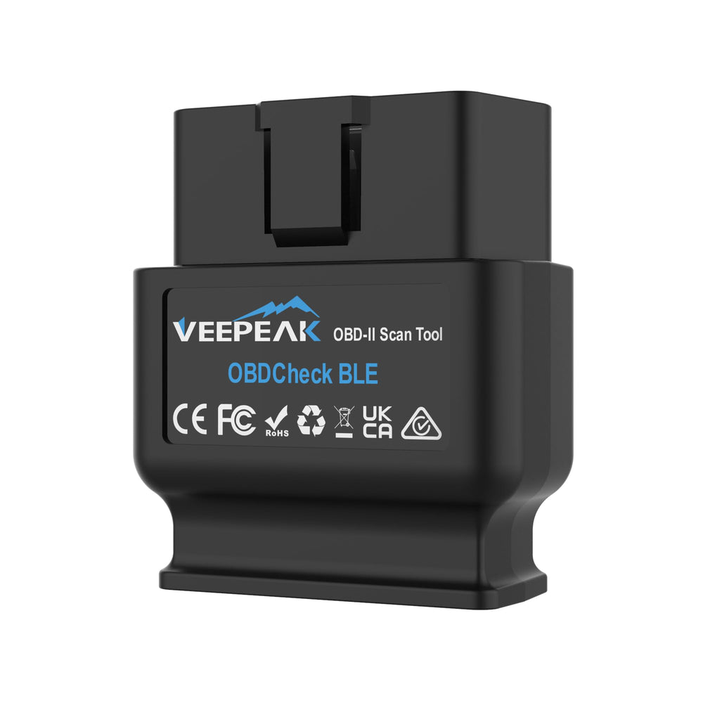 Veepeak adapter front view showing compact design and plug benefit