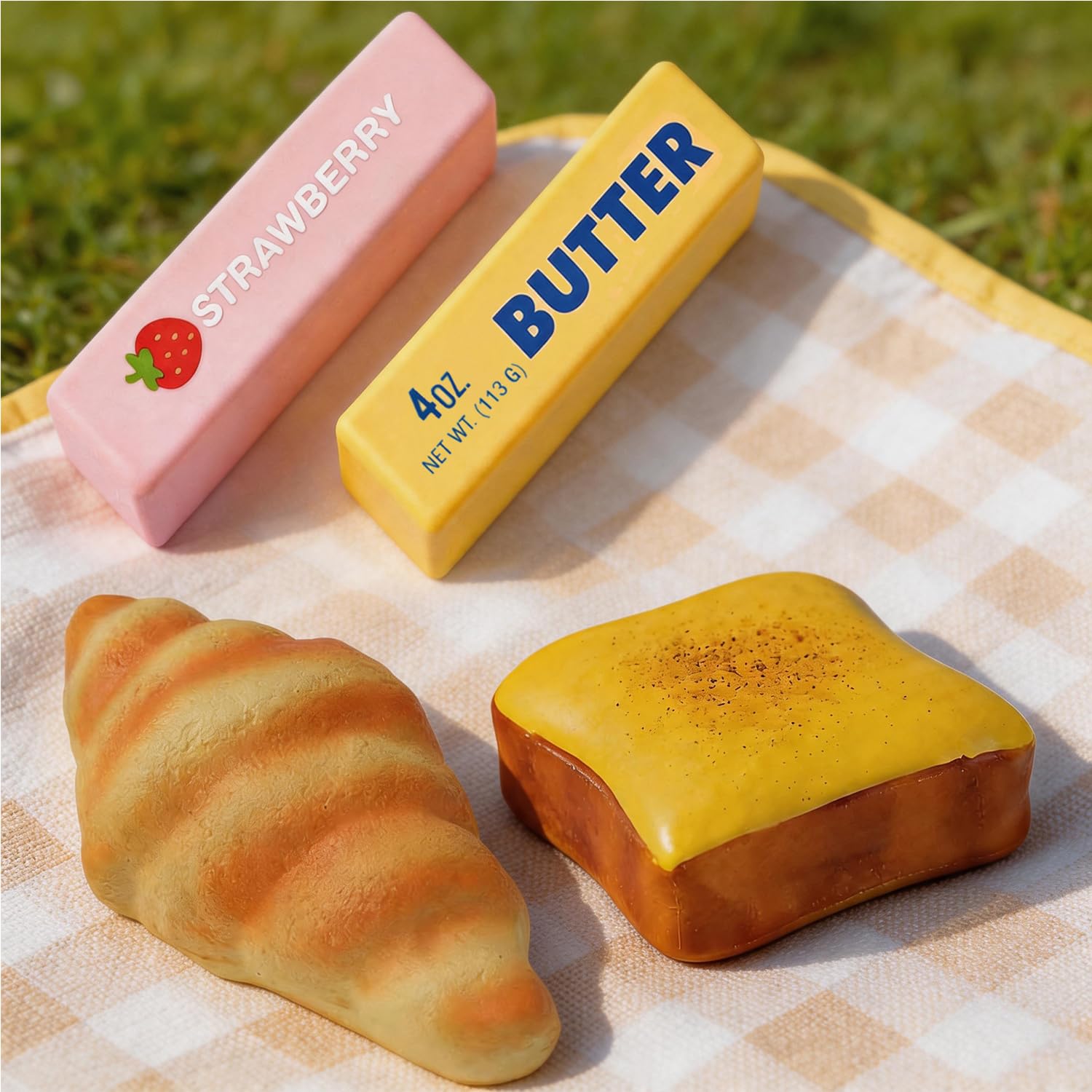Veephine butter bar close-up showing soft slow-rising texture for calming squeezes
