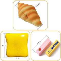 Veephine toast squishy top detail highlighting realistic design and tactile grip