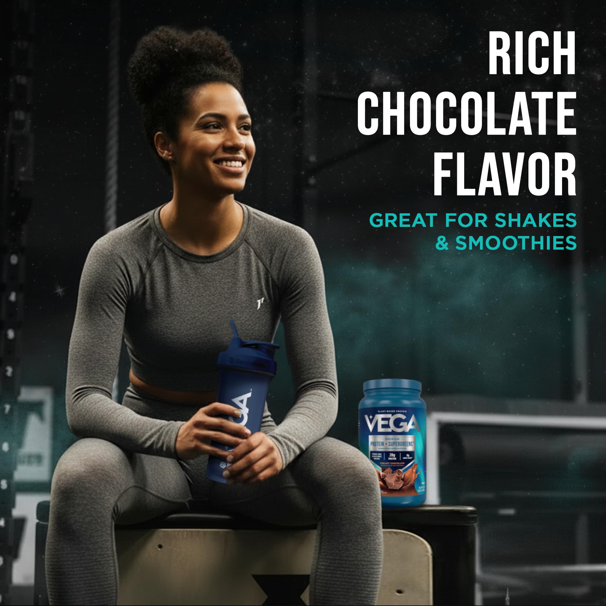 Vega product label and nutrition facts for ingredient transparency