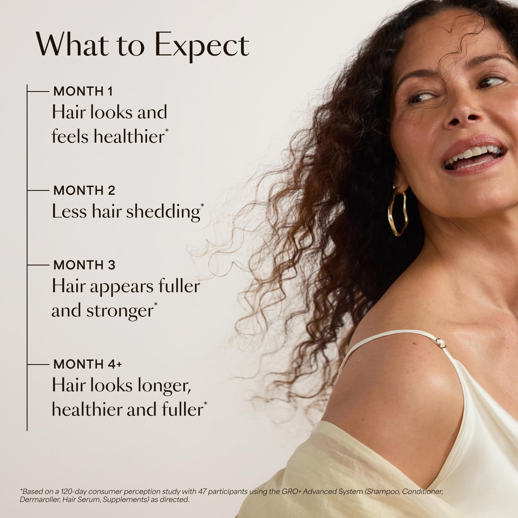 VEGAMOUR applying serum to scalp showing targeted delivery
