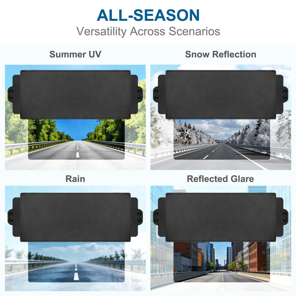 Veharvim in-car daytime use blocking direct sunlight and improving driver comfort