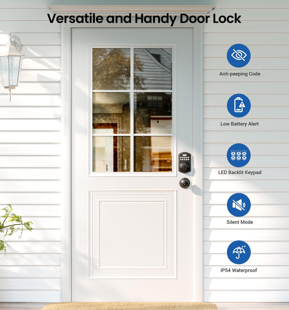 Veise knobs and latch close detail demonstrating solid zinc alloy construction strength