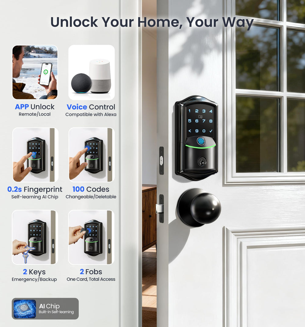Veise two knobs set displayed together highlighting cohesive exterior and interior style