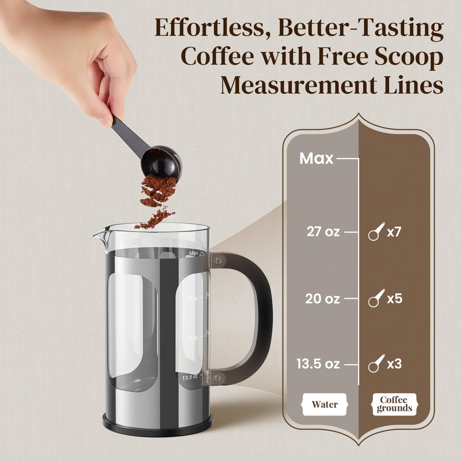 Veken pouring brewed coffee to show clean extraction and usable design