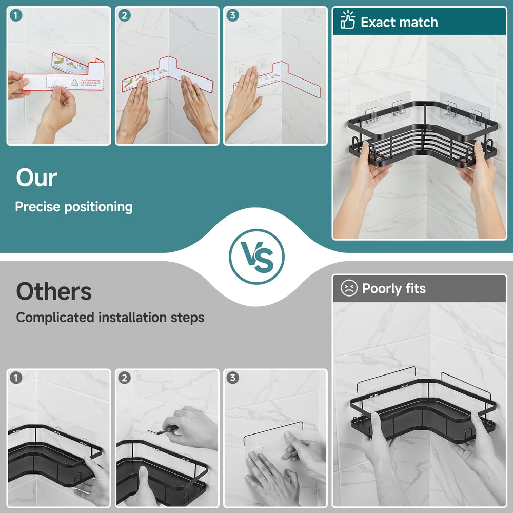 Veken five-pack display offering multiple corner organizers for homes
